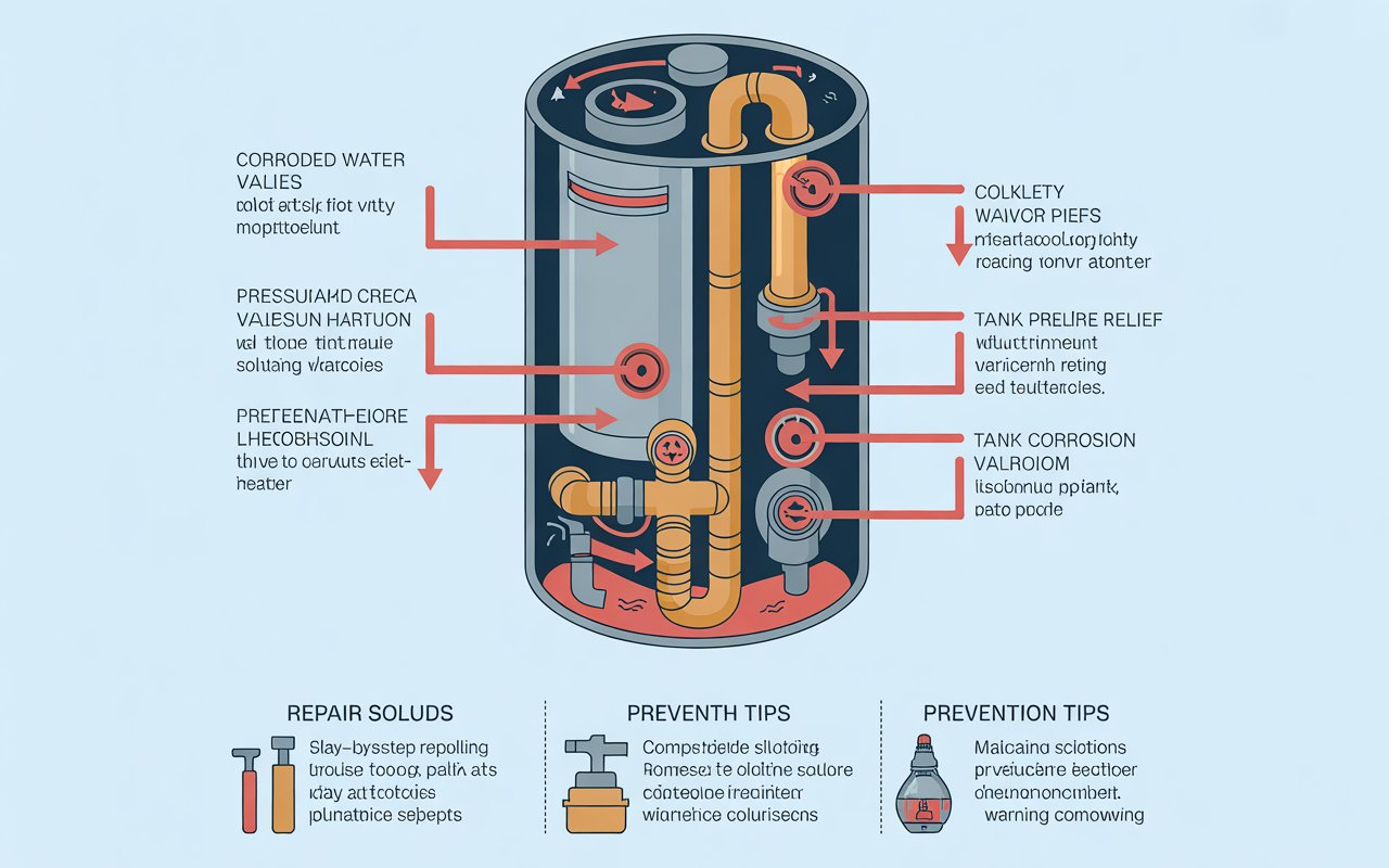 hot water heater leaking
