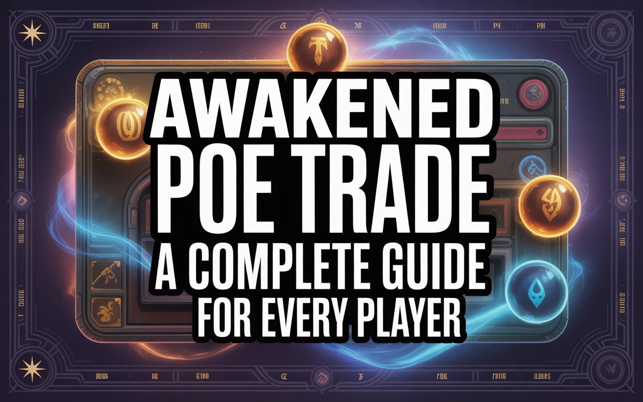 awakened poe trade