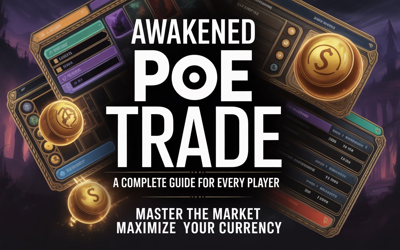 awakened poe trade