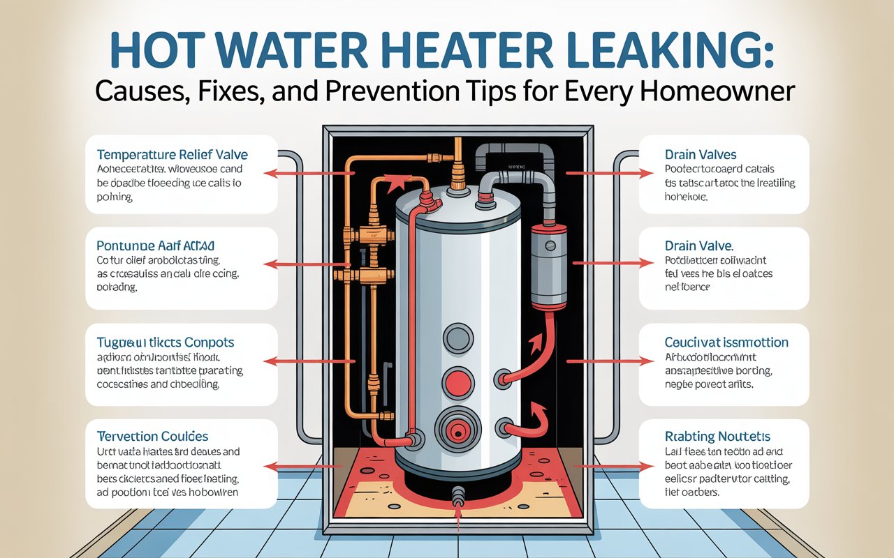 hot water heater leaking